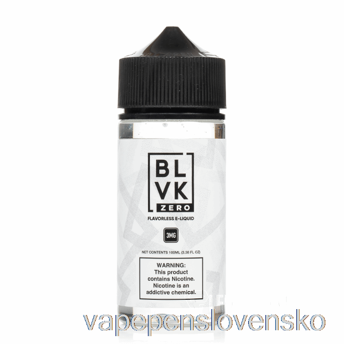 Bez Príchute - Blvk - 100 Ml 3mg Vape Cigareta